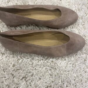 Tan ballet flats